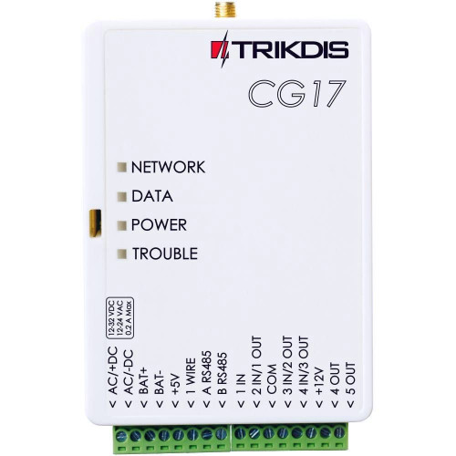 Trikdis CG17 2G GSM Compact Security Control Panel